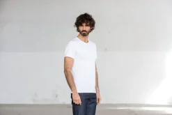 Drapeau Noir Tee-shirt Pocket Blanc White Clearance