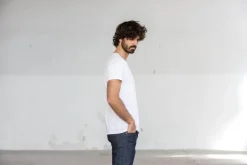 Drapeau Noir Tee-shirt Pocket Blanc White Clearance