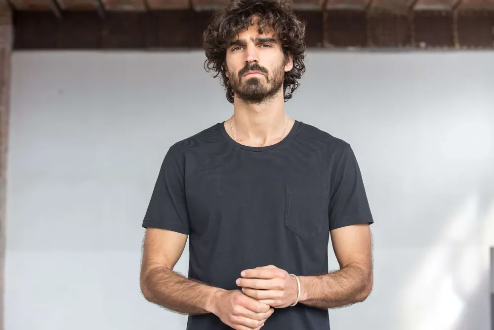 Drapeau Noir Tee-shirt Pocket Noir Black Sale