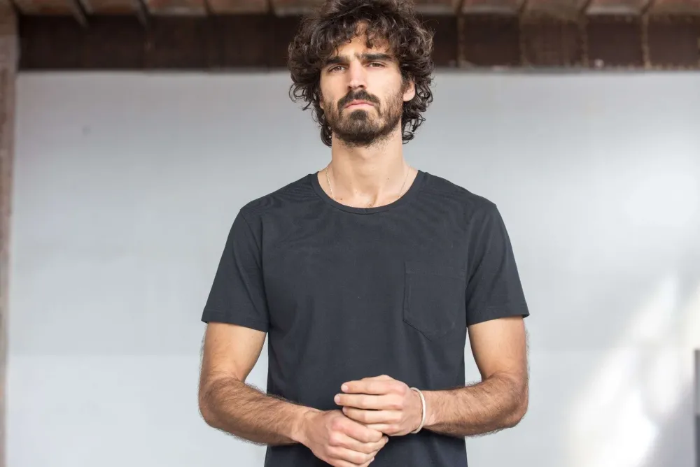 Drapeau Noir Tee-shirt Pocket Noir Black Sale